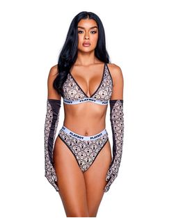 Playboy Lingerie - Bunny Sport Zweiteiliges Set