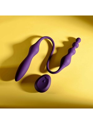 Playboy - This & That Dubbele Vibrator - Purple