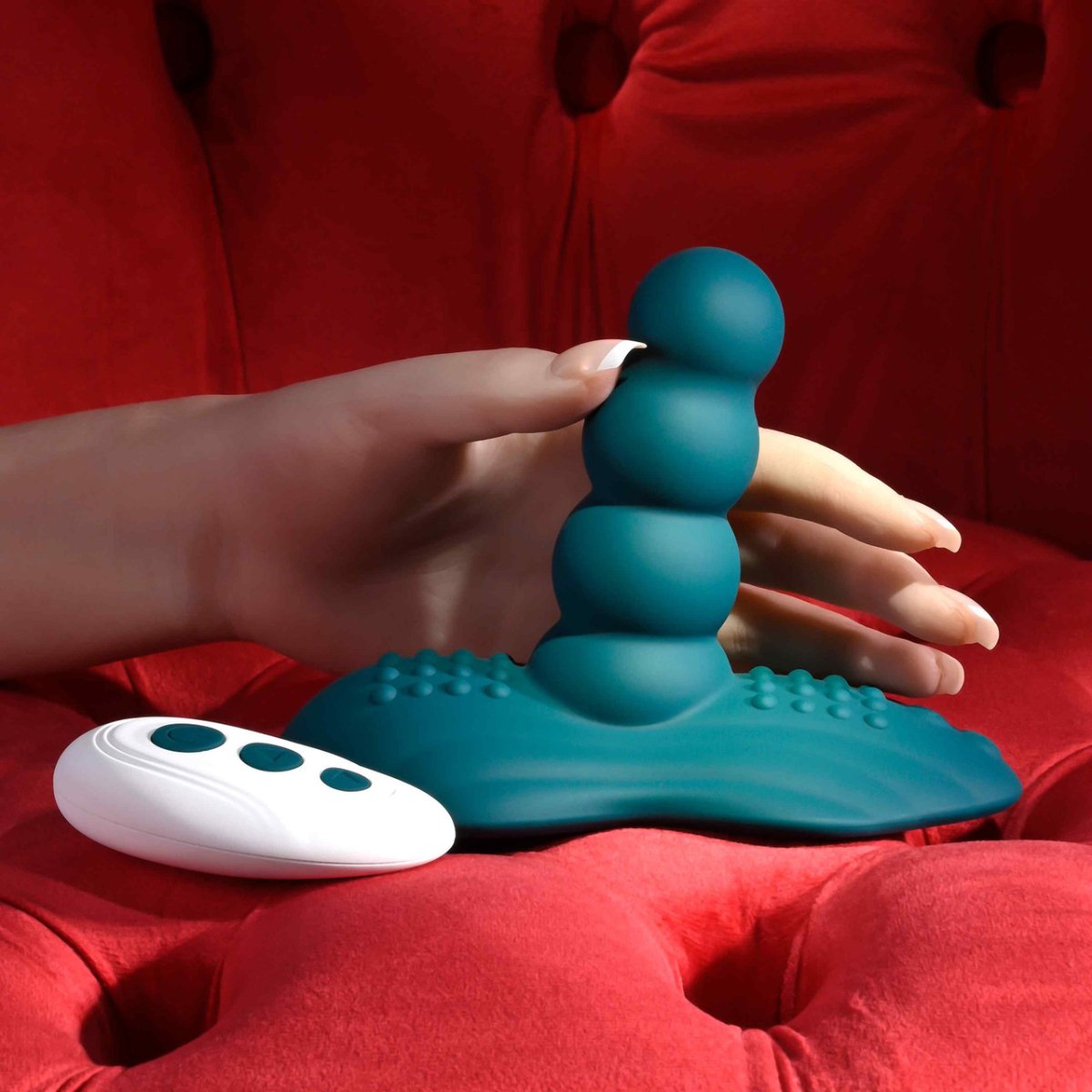 Playboy - Have A Seat Ride-On Vibrator - Groen