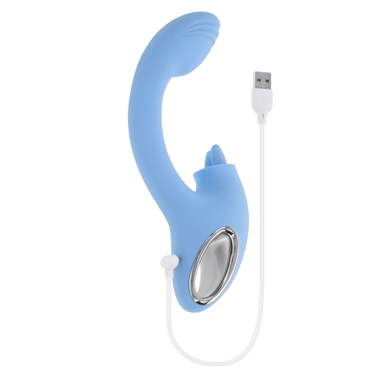 Playboy - Sapphire Dual Vibrator - Sky Blue - Afbeelding 4