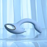 Playboy - Sapphire Dual Vibrator - Sky Blue