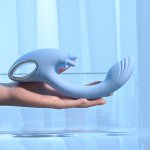 Playboy - Sapphire Dual Vibrator - Sky Blue