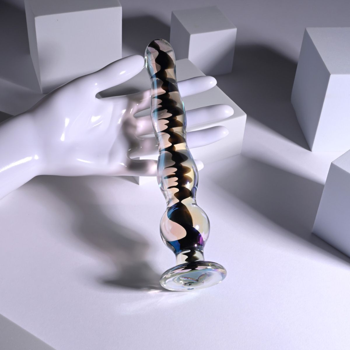Playboy Pleasure - Jewels Wand Glazen Dildo - 20,3 cm foto 6