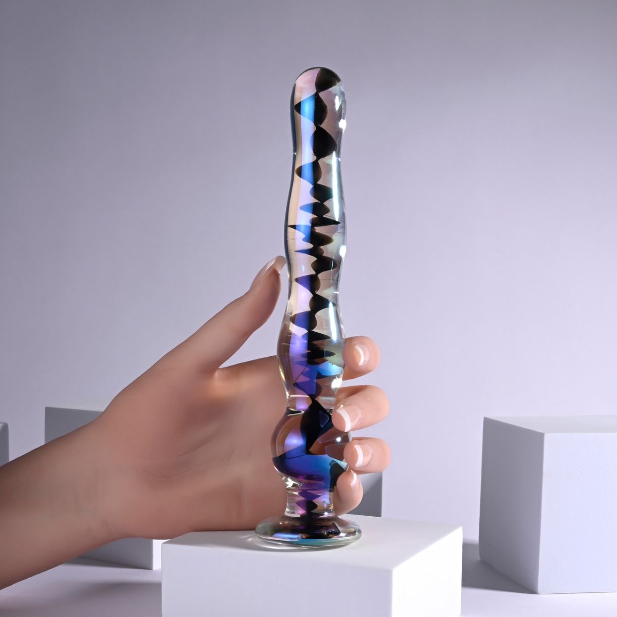 Playboy Pleasure - Jewels Wand Glazen Dildo - 20,3 cm foto 7