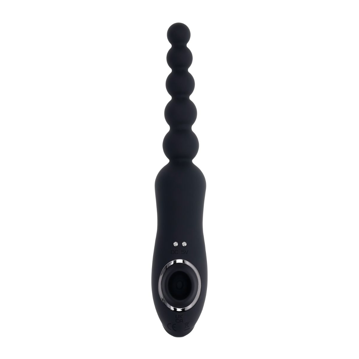 Playboy Pleasure - Let It Bead Vibrerende Anaalkralen - Black