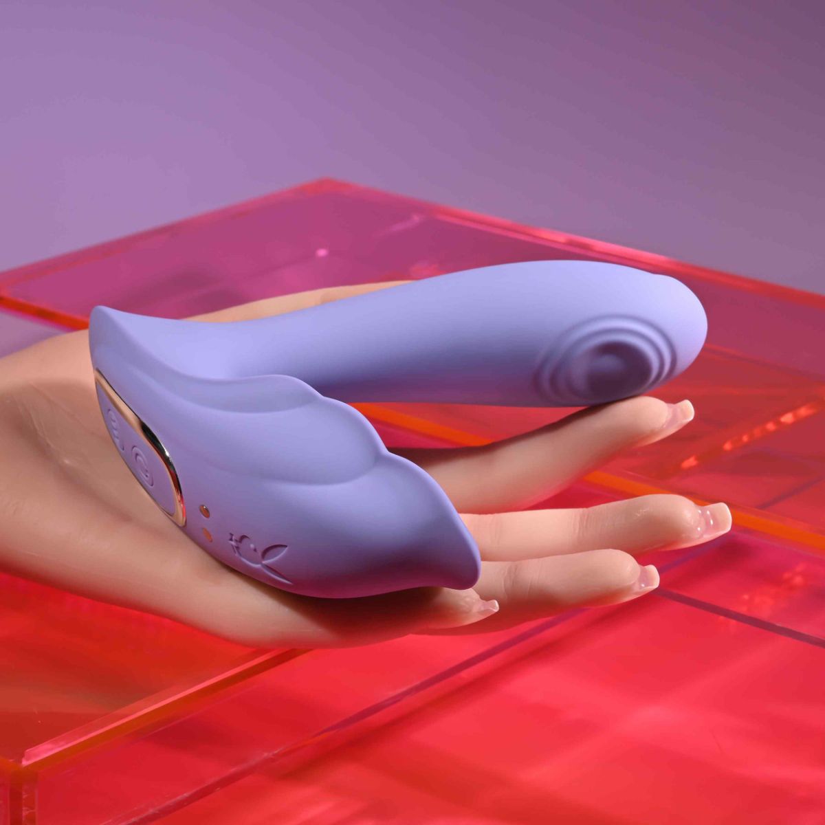 Playboy Pleasure - Lilac Fantasy Dubbele Vibrator - Lavender foto 3