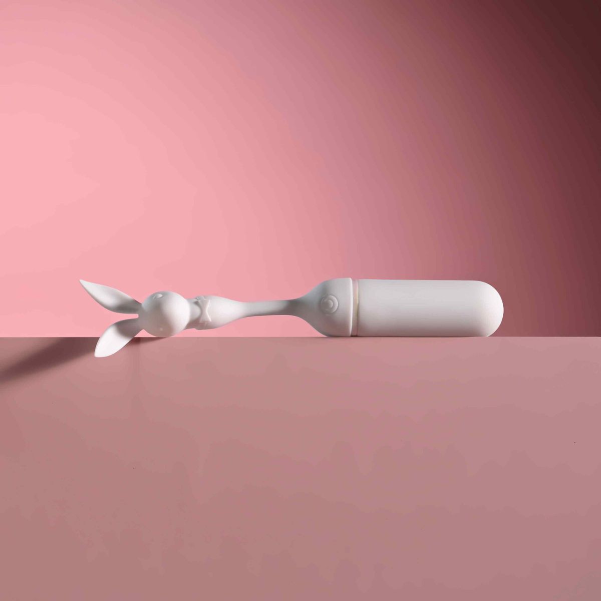Playboy Pleasure - Lucky Charm Rabbit Vibrator - Wit foto 4