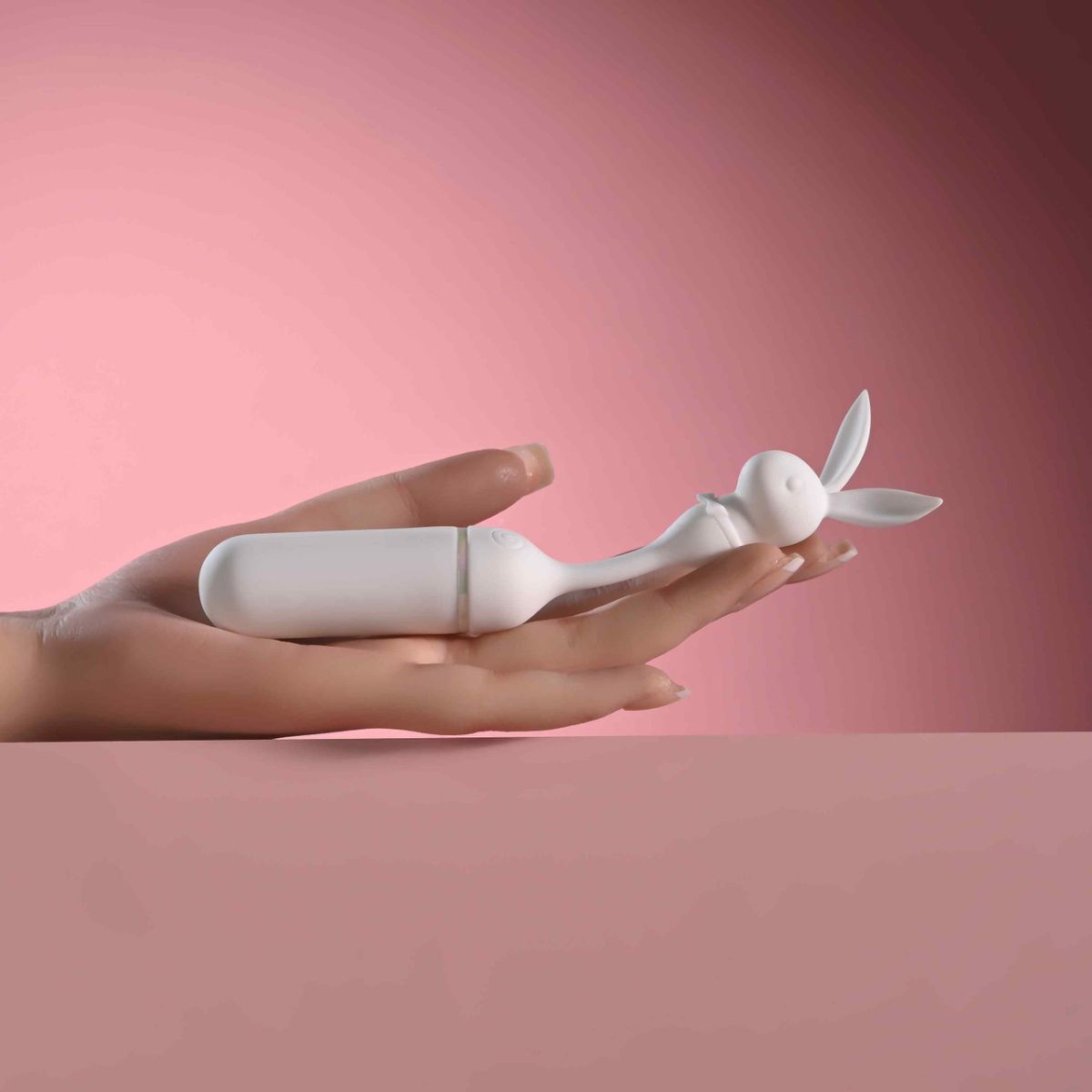 Playboy Pleasure - Lucky Charm Rabbit Vibrator - Wit foto 6