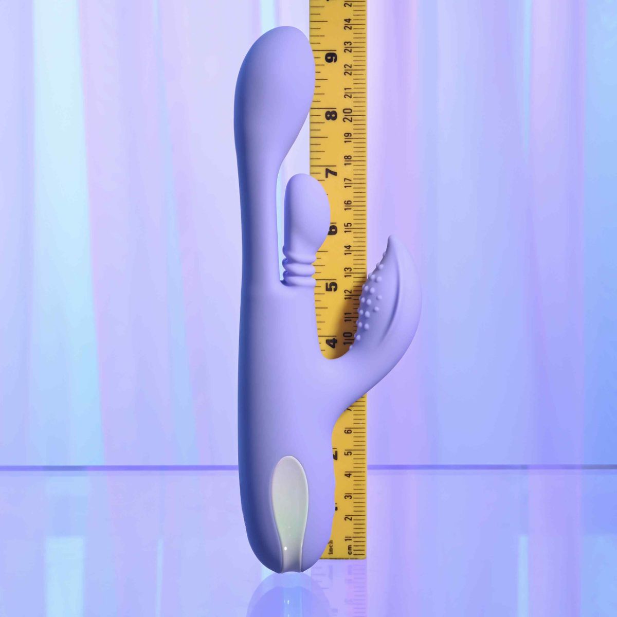 Playboy Pleasure - Nubbin Rubbin Dubbele Vibrator - Lavender foto 2