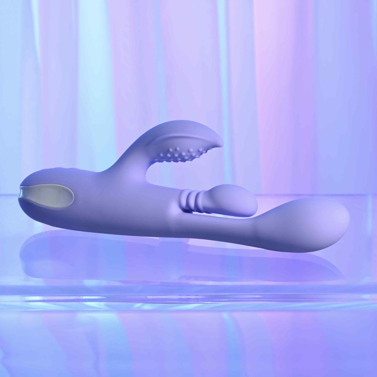 Playboy Pleasure - Nubbin Rubbin Dubbele Vibrator - Lavender foto 4