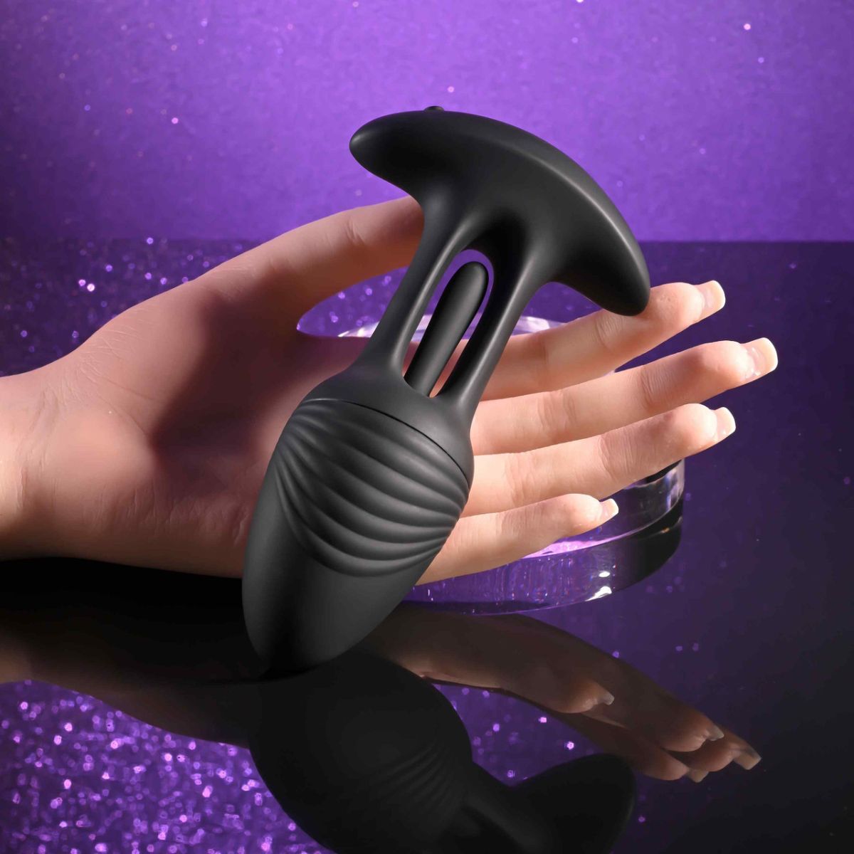 Playboy Pleasure - Rim Shot Vibrerende Anaalplug - Zwart