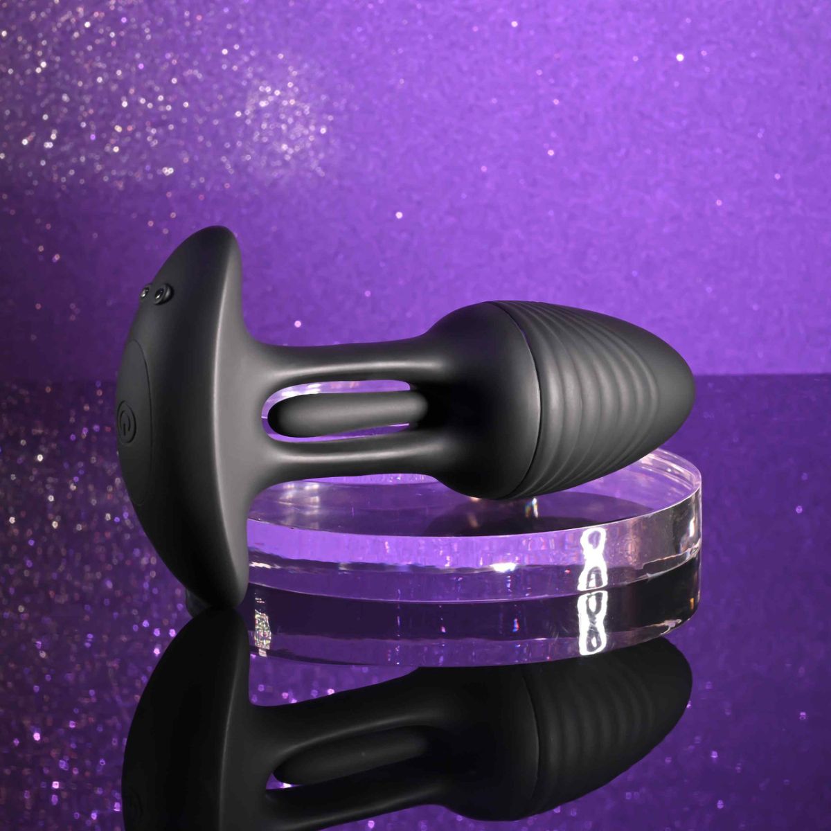 Playboy Pleasure - Rim Shot Vibrerende Anaalplug - Zwart foto 6