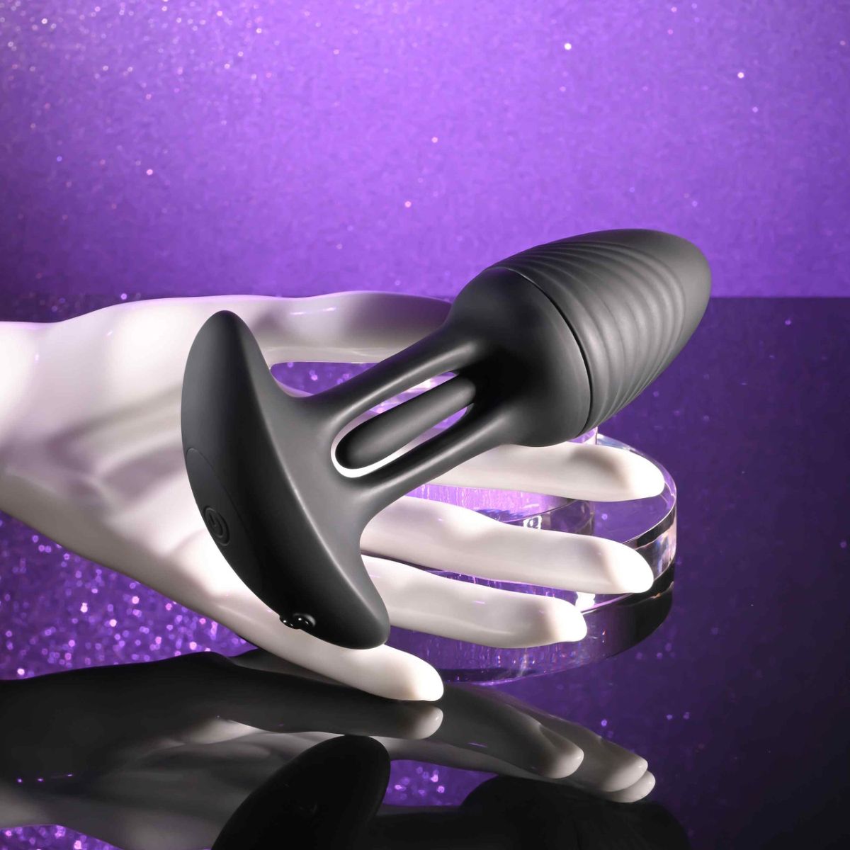 Playboy Pleasure - Rim Shot Vibrerende Anaalplug - Zwart foto 9