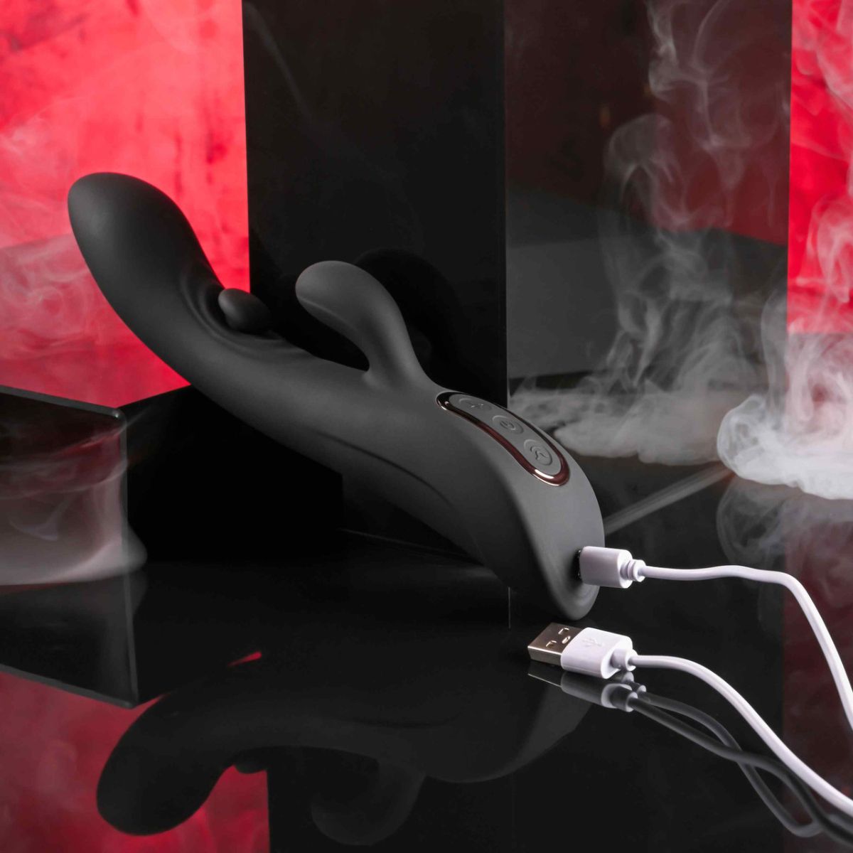 Playboy Pleasure - That's the Spot Dubbele Vibrator - Zwart foto 2