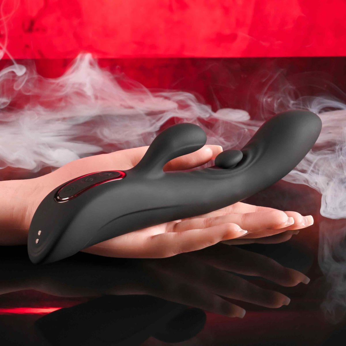 Playboy Pleasure - That's the Spot Dubbele Vibrator - Zwart foto 4