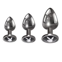 Playboy - Pleasure 3 Ways Anaal Plug Set 