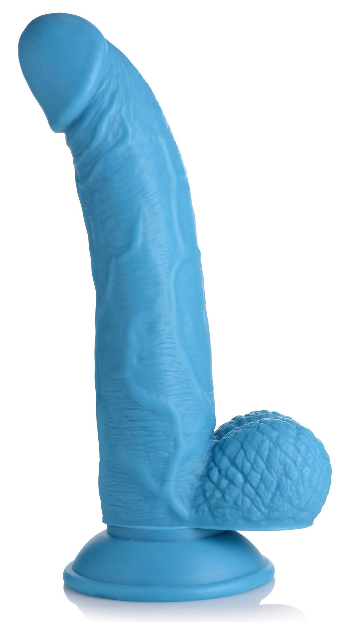 Poppin Dildo 19 cm - Blauw Poppin Dildo 19 cm - Blauw