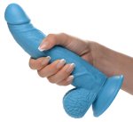 Poppin Dildo 19 cm - Blauw