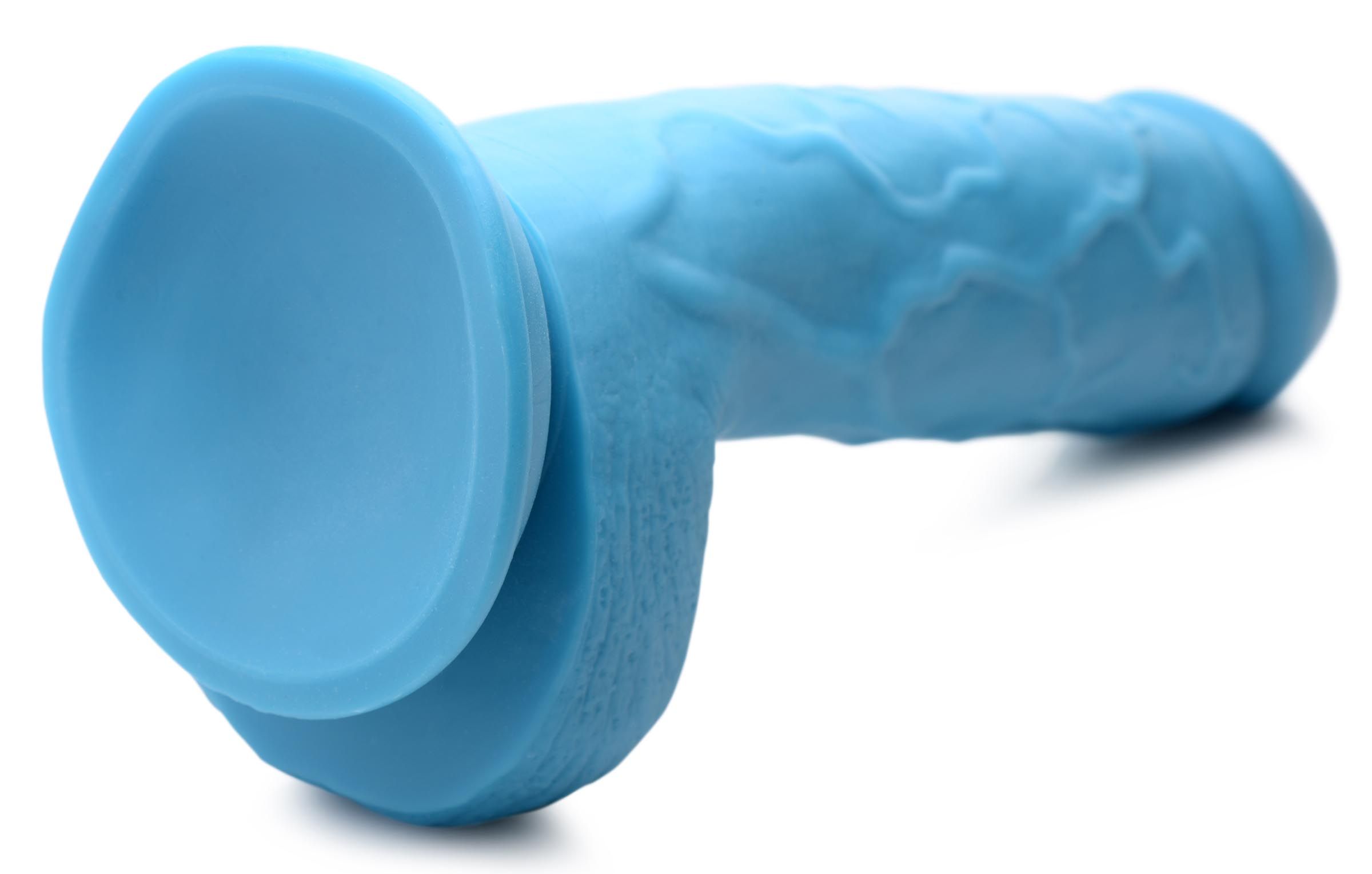 Poppin Dildo 20 cm - Blauw foto 4