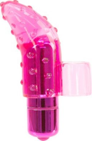 Frisky Vinger Vibrator Met Bullet - Roze