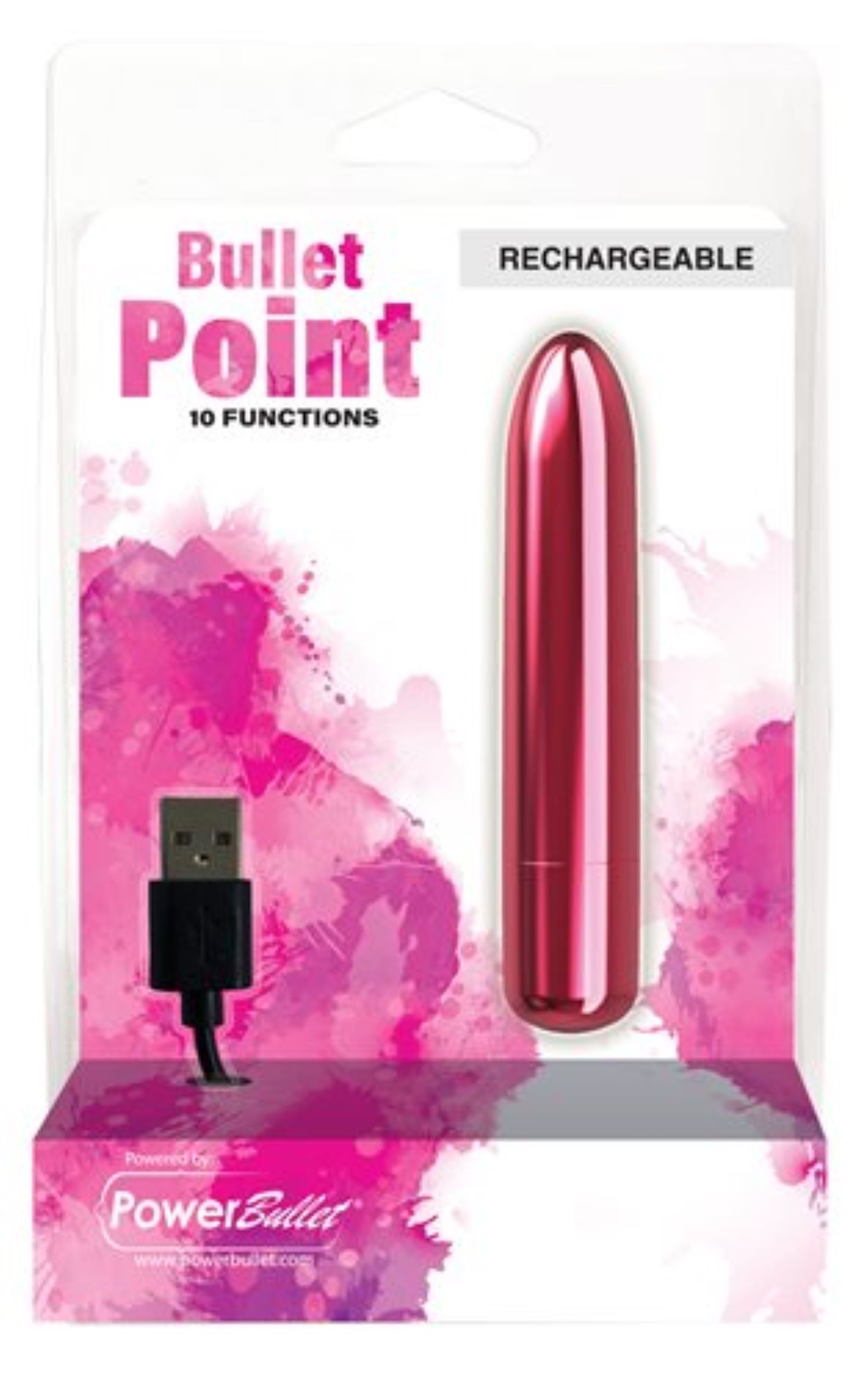 Powerful bullet vibrator - Pink