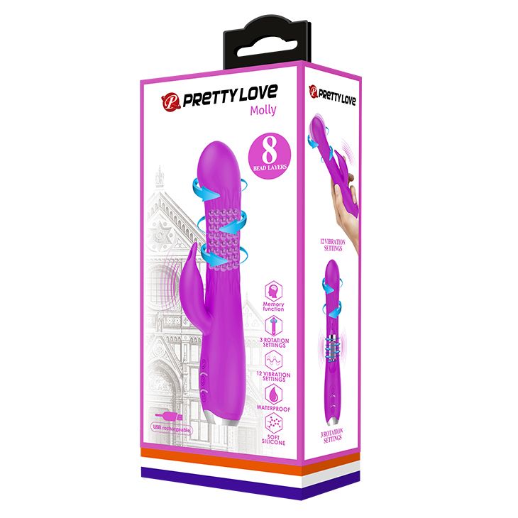 Molly Dolphin Vibrator Purple EasyToys