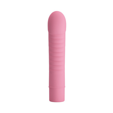 light pink vibrator Luv Inc Cv77: Curved Vibrator Light Pink
