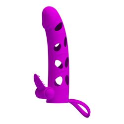 Penis Sleeve with Clitoris Stimulator
