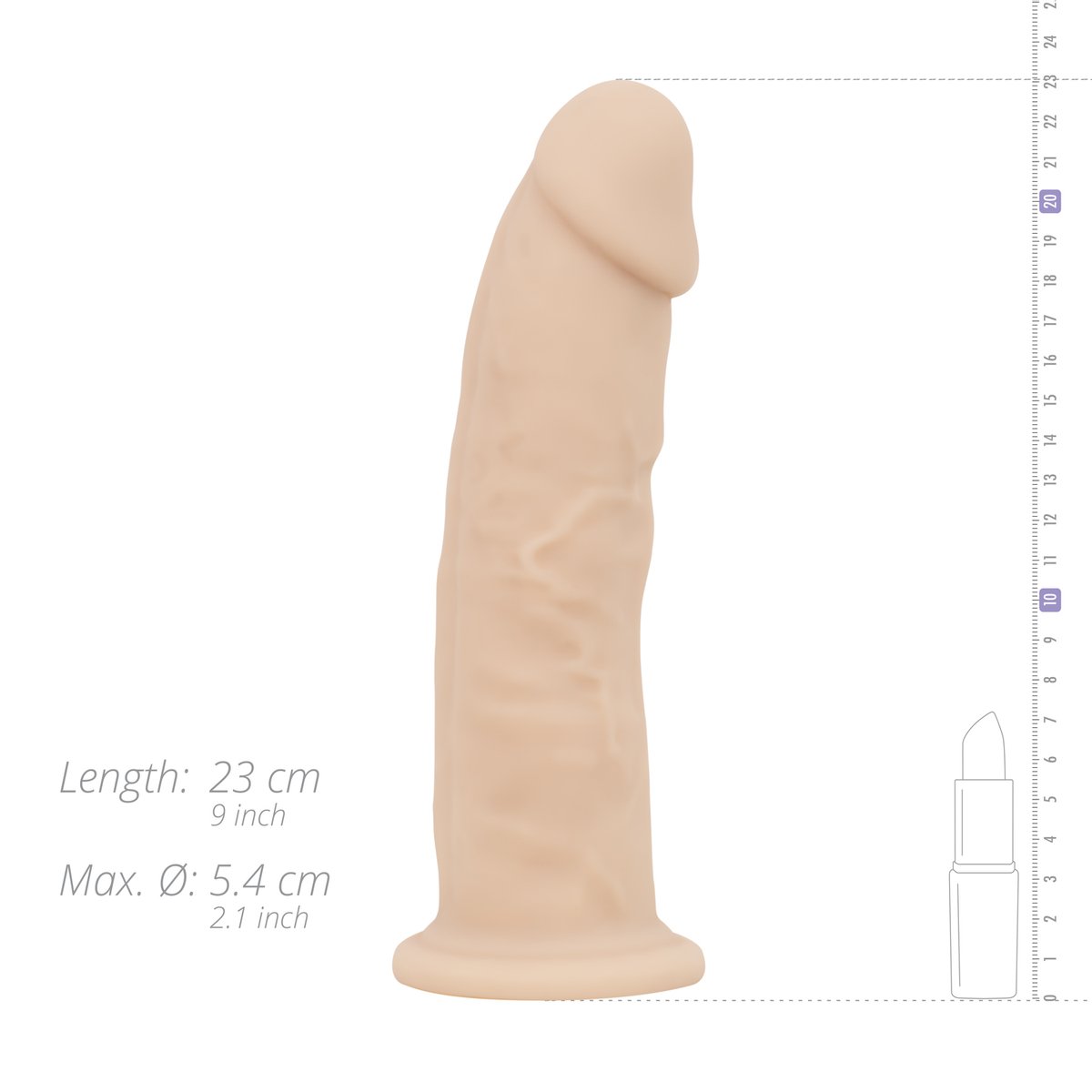 Real Fantasy Deluxe - Xavier Realistische Dildo - 23 cm