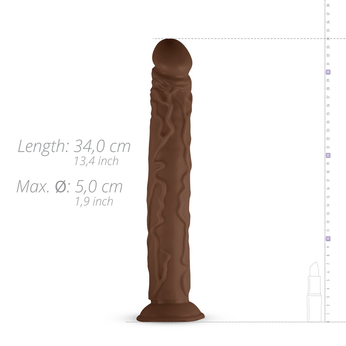 Real Fantasy - David Realistische Dildo - 35 cm