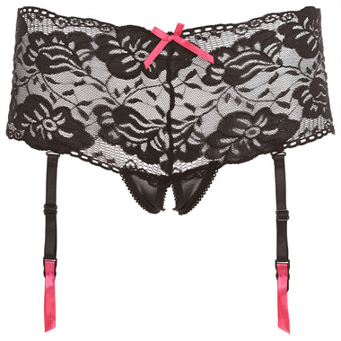 garter belt and gun tattoo Crotchless Garter Belts Tights main image 1