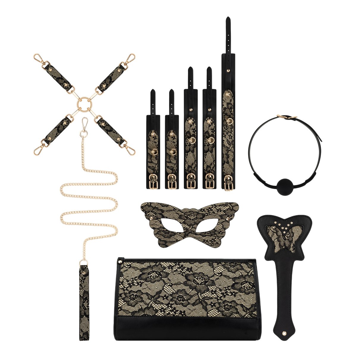 RS - Aurélie 9-delige SM Luxe Kink Tas RS - Aurélie 9-delige SM Luxe Kink Tas