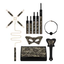 Renee S - 8-Piece Set of SM Gold Glitter