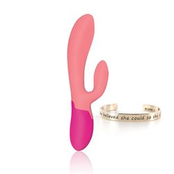 RS - Essentials - Xena Rabbit-Vibrator mit Wärmefunktion - Koralle