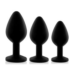 Rianne S - Soiree Booty Plug Set - Black