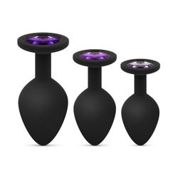 Rianne S - Soiree Booty Plug Set - Black