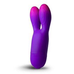 Rocks Off - Glo-Girl Bunny Stimulator - Viola