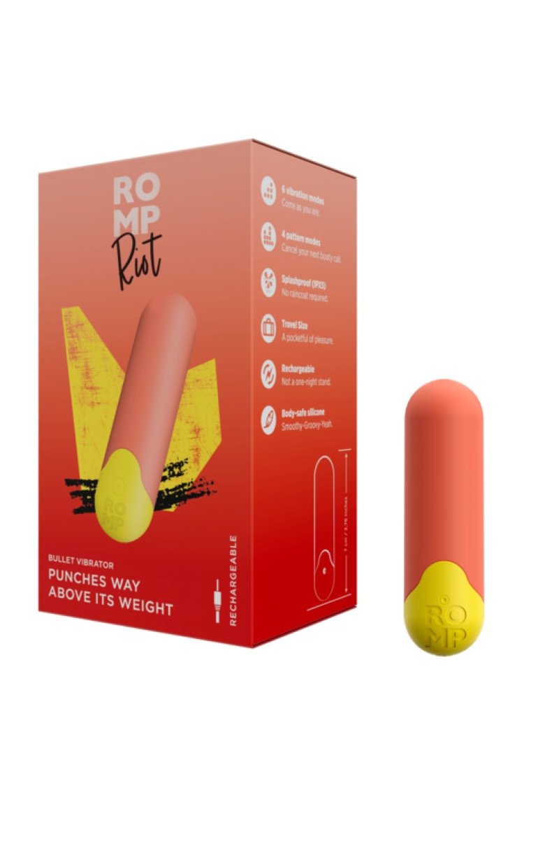 ROMP by Womanizer - Riot Bullet Vibrator - Oranje