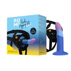 ROMP – Zestaw Piccolo Pegging – Z Dildo i Uprzężą 