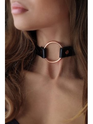 Rosy Gold - Choker - Zwart