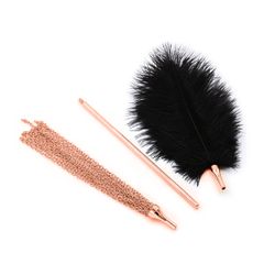 Rosy Gold - Pluma Estimuladora & Látigo - Oro rosa
