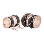 Rosy Gold - Under-Mattress Restraint Set - Zwart