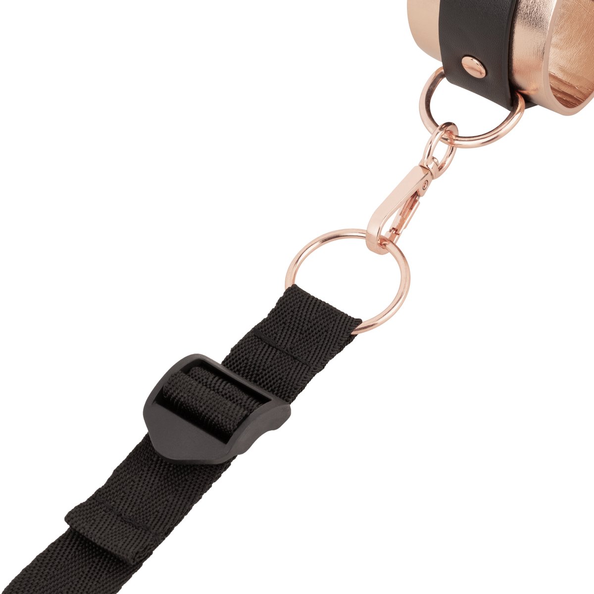 Rosy Gold - Under-Mattress Restraint Set - Zwart