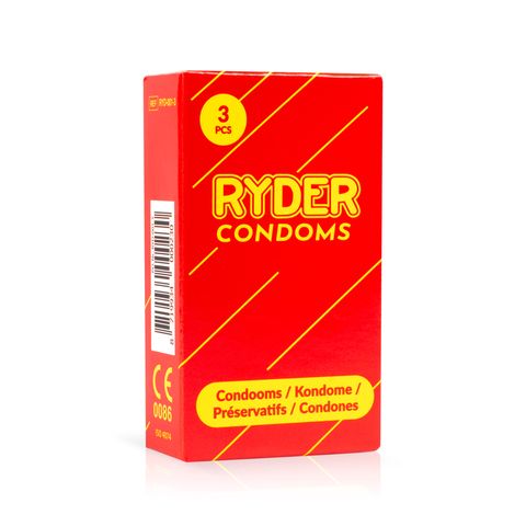 Condones Ryder - 3 Pcs. - EasyToys