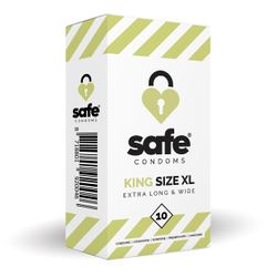 SAFE - Préservatifs - King Size XL - 10 unités
