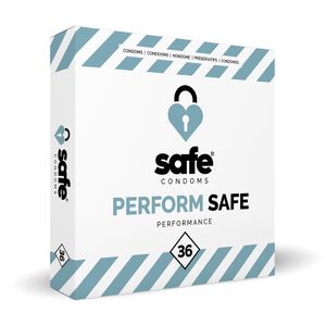 SAFE – Kondome für Orgasmusverzögerung – Performance– 36 Stück