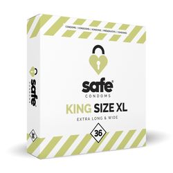 SAFE - Preservativi - King Taglia XL - 36 pezzi