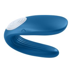 Vibrador para Parejas Satisfyer Double Whale - Azul