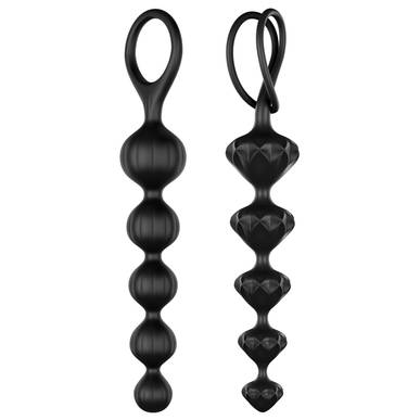 Satisfyer - Love Beads Soft Silicone Set - Black Satisfyer - Love Beads Soft Silicone Set - Black