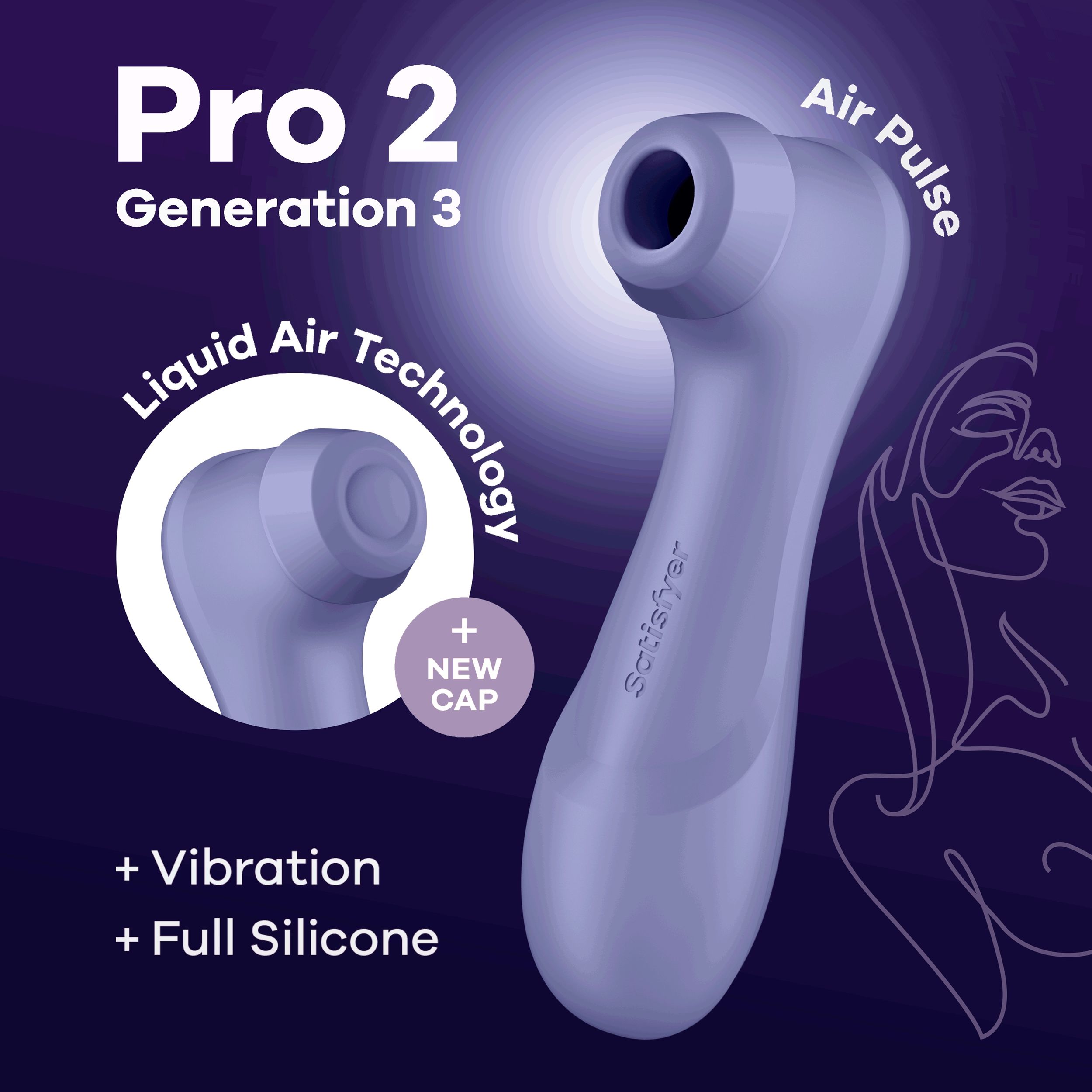 Satisfyer Pro 2 Generation 3 - Lila foto